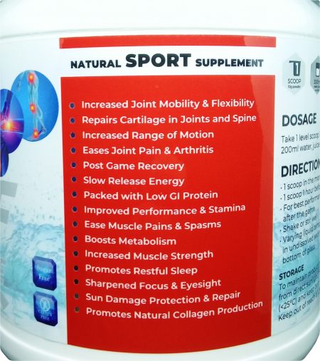 Buy 1 Golf Ease Sports Supplement 600 gram Collagen - Image 2